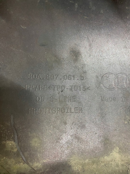 фото №4, Спойлер переднее перед audi q5 ii 80a