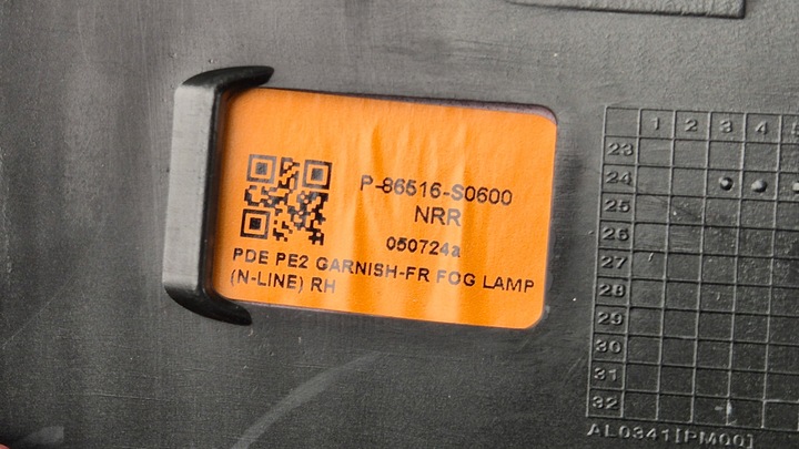 фото №8, Решётка заглушка бампера перед правая hyundai i30 iii рестайлинг 20- n-line новая !