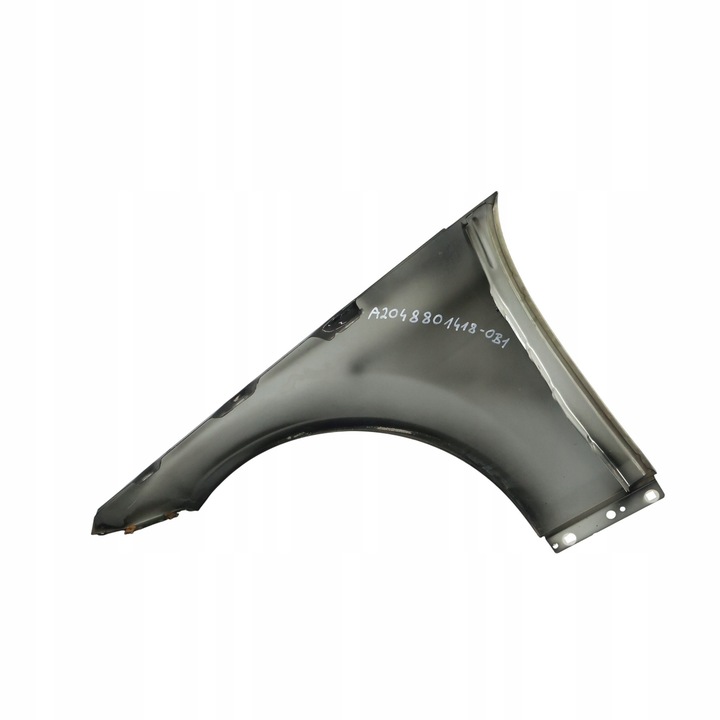 фото №11, Mercedes w204 крыло правый перед обсидиан чёрный чёрный металлик - 197