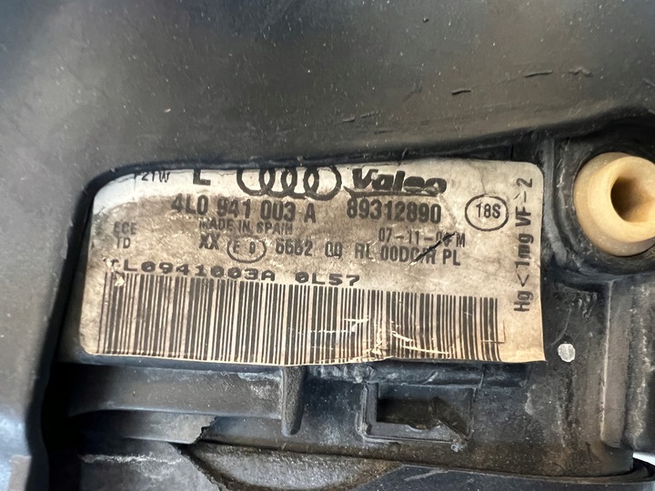 фото №9, Лампа передняя левая audi q7 4l ксенон 4l0941003a