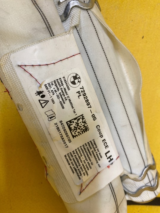 фото №5, Bmw f22 f32 подушка безпеки подушка шторка ліва нова