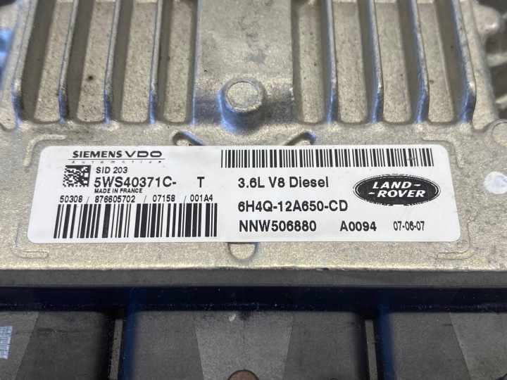 фото №12, Компьютер блок управления двигателем (ecu) range rover iii 3.6 tdv8 6h4q-12a650-cd