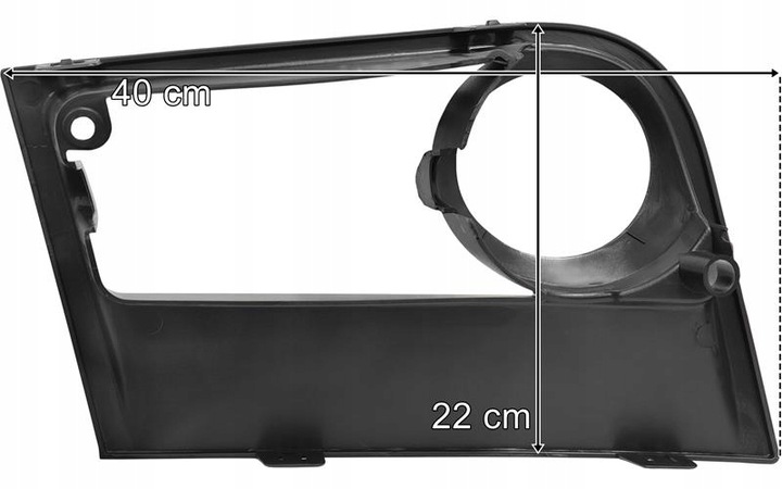 фото №2, Mercedes actros mp4 mp5 рамка галоген світло денні заглушка бампера