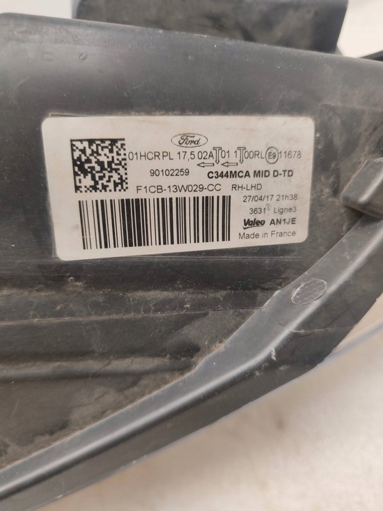 фото №8, Ford c-max mk2 zw з led перед сторона права f1cb-13w029-cc