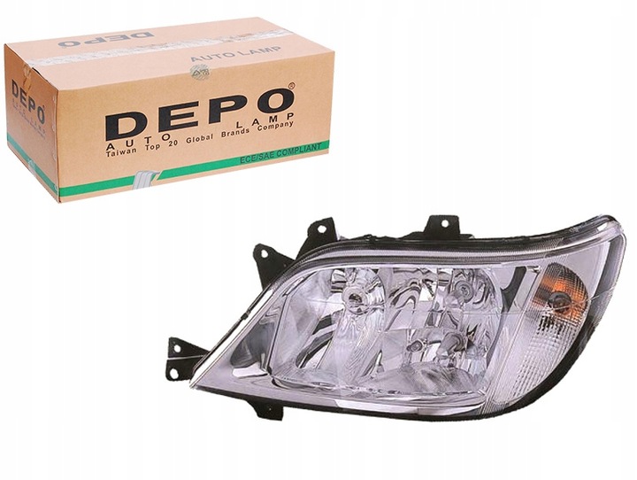 фото №1, Depo фара mercedes sprinter 95-06 h3 h7 le pr