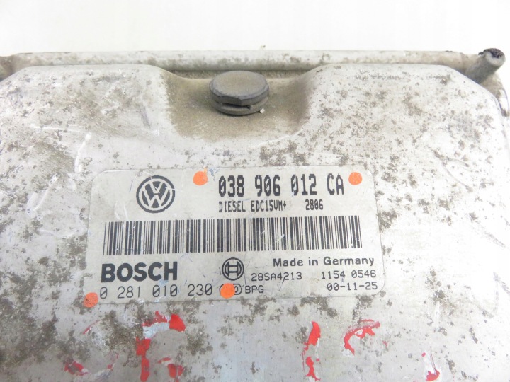 фото №7, Блок управления  seat leon i 1m1 1.9 tdi - ahf 038906012ca 0281010230