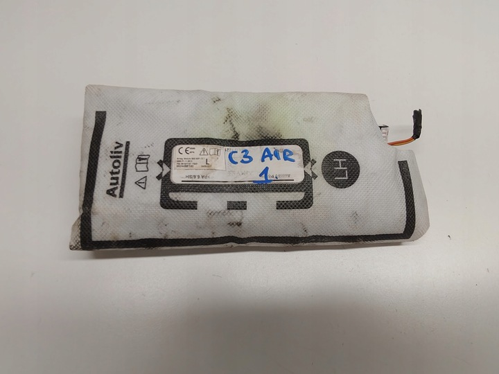 фото №1, Citroen c3 aircross подушка сидіння ліва подушка безпеки оригінал 2017-