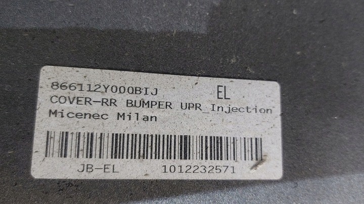 фото №11, Бампер зад задний hyundai ix35 10-15r 866112y000