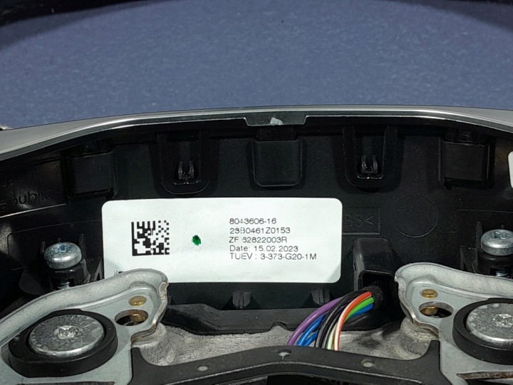 фото №8, Bmw 3 g20 g21 lci руль кожа мультифункция m набор лепестки 8043606