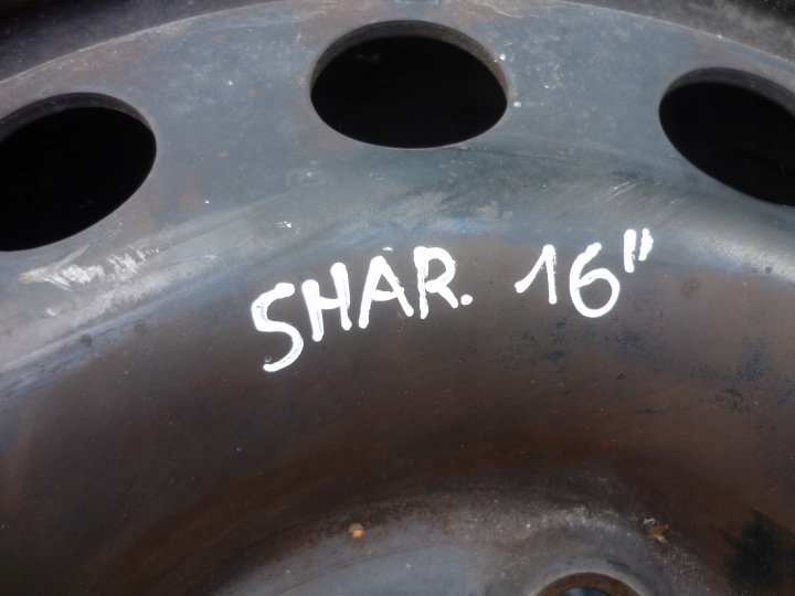 фото №16, Сталеві диски 16" sharan galaxy alhambra 5x112 et53 6jx16h2 57,1mm комплект