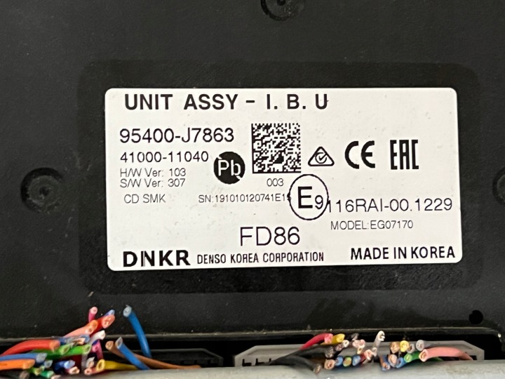 фото №6, Kia ceed pro'ceed iii 1.6 crd комплект стартовый компьютер bsi модуль 391002u201