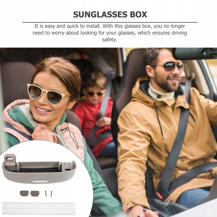 фото №6, Універсальні автомобільні коробка na окуляри чохол na окуляри