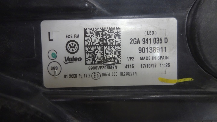 фото №12, Vw t roc лампа ліва повний led 2ga941035d eu