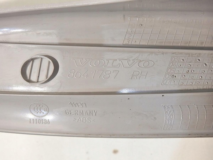 фото №7, Планка накладка порога праві зад volvo v50 рестайлінг