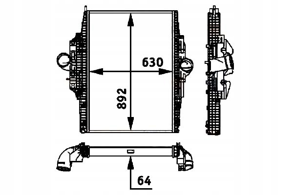 фото №1, Hella інтеркулер радіаторів повітря doładowujące