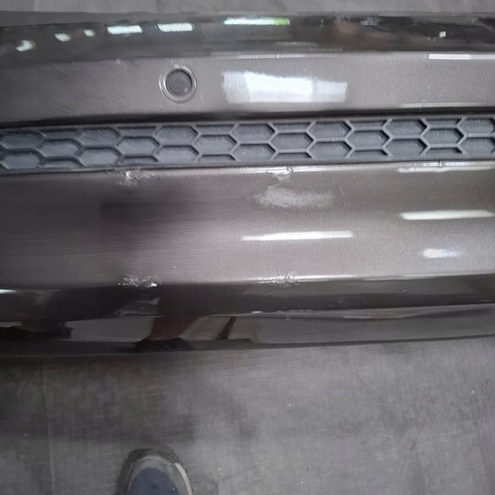 фото №8, Hyundai tucson ii 2 3 iii 15- бампер зад задній xn3 сірий pdc w колір demon