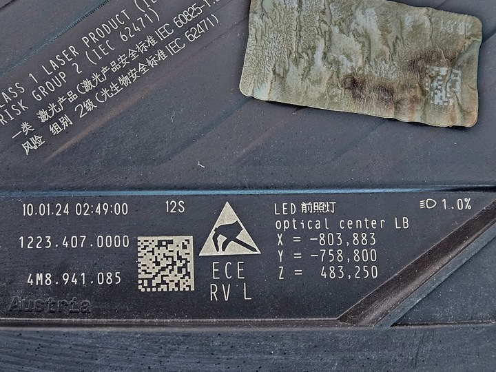 фото №15, Audi q8 laser рестайлінг лампа