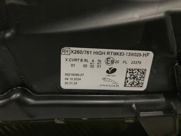 фото №9, Jaguar xf x260 / f-pace x761 рестайлінг 20- лампа фара праві led high європа