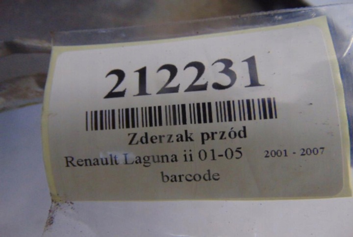 фото №10, Renault laguna ii 1.9dci бампер перед код фарби teb65