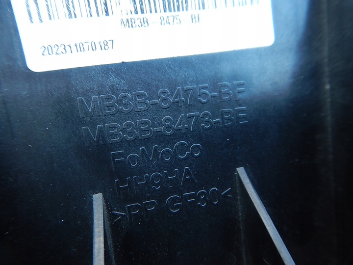 фото №12, Pas переднее жалюзи ролета ford ranger vi vw amarok 2022- mb3b-8475-bf