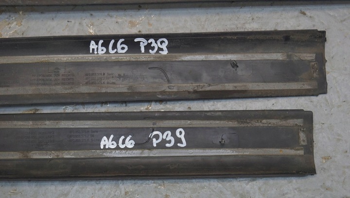 фото №12, Планки накладки порогові audi a6 c6 s-line 4f0853375e комплект p39