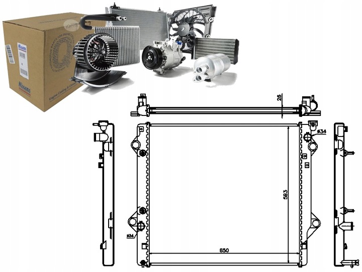 фото №1, Радіаторів води toyota fj cruiser 4.0 i v6 gsj1_