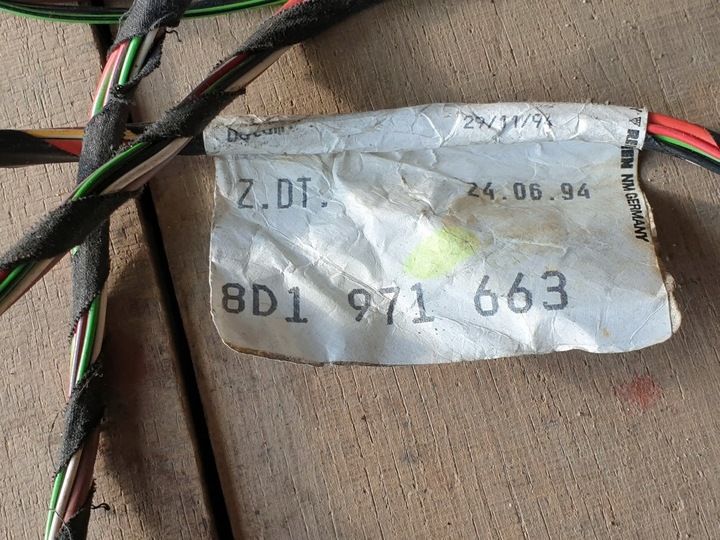 фото №5, Audi a4 b5 8d1971663 жгут провод