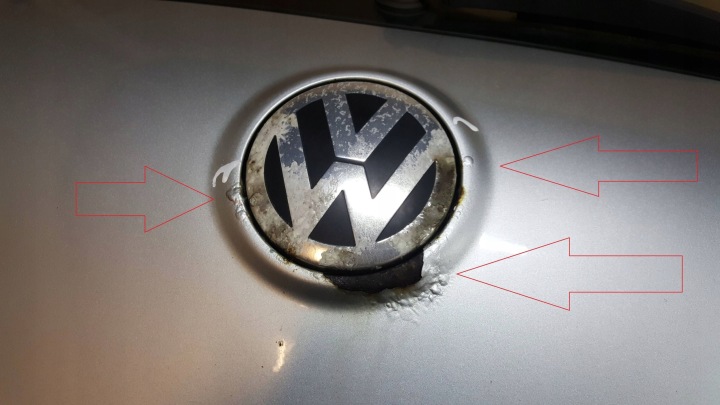 фото №6, Кришка багажника зад задня vw golf v hb 03- lak. la7w