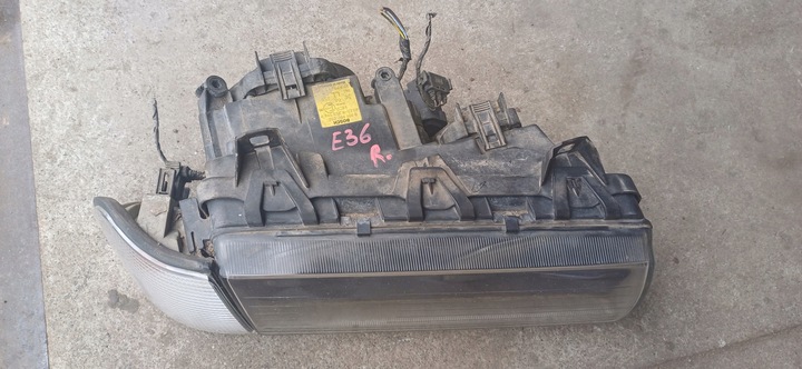 фото №7, Bmw e36 лампа перед права лінза bosch sedan купе cabrio touring