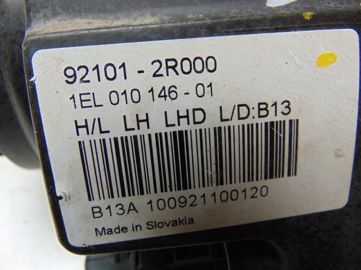 фото №15, Фара левая перед hyundai i30 2007-2010 92101-2r000 европа тёмное рестайлинг