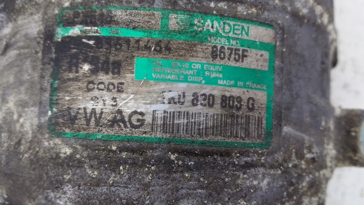 фото №6, Audi seat skoda vw 1k0820803g компрессор климат
