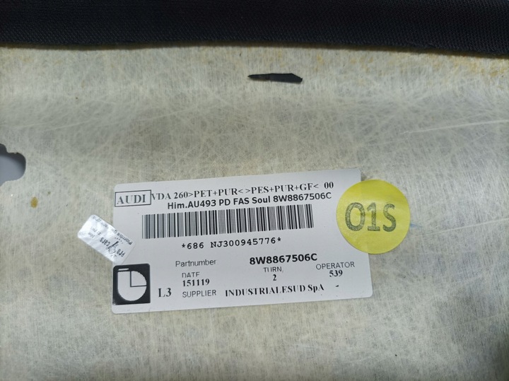 фото №12, Audi a5 f5 8w sportback s-line потолок ручки eu 8w8867606c