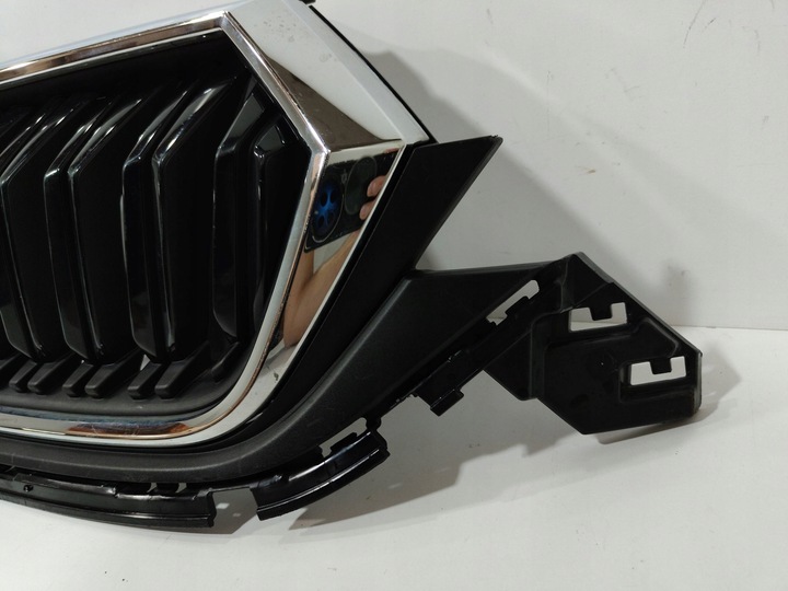 фото №13, Skoda octavia iv решётка радиатора решётка бампера 5e3853653c + рамка хромированная