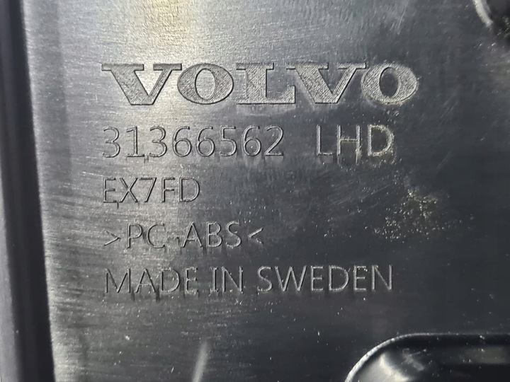 фото №13, Панель роздавальна консоль v90 s90 капот volvo шкіра шкіра