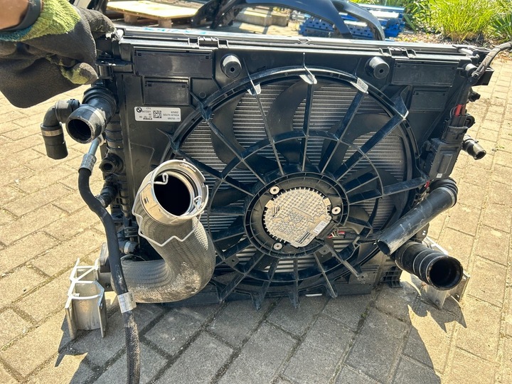 фото №15, Bmw x3 g01 lci x4 g02 2.0 дизель pas переднє жалюзі балка радіатор комплект.