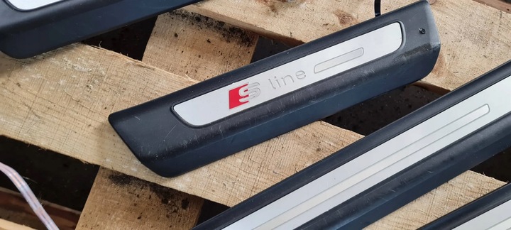 фото №7, Q7 4m ii планки подсвечиваемый led порога накладка sline комплект