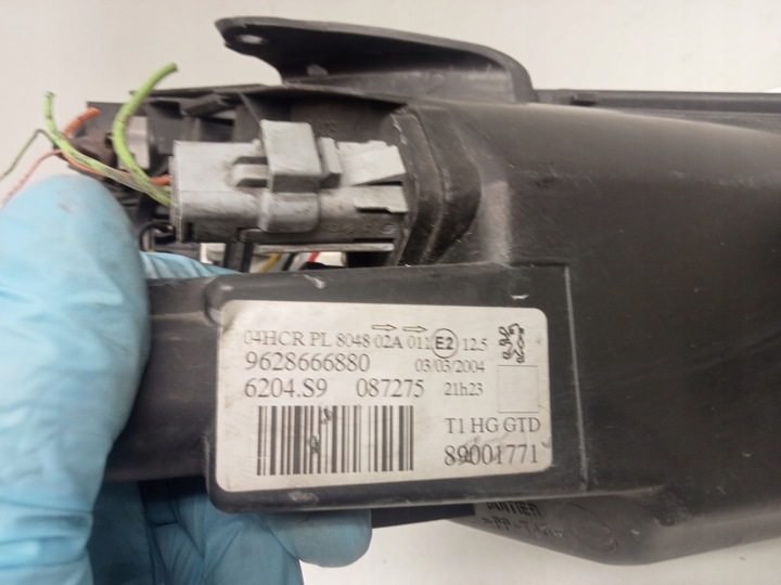 фото №10, Лампа ліва перед передня peugeot 206 рестайлінг i 9628666880