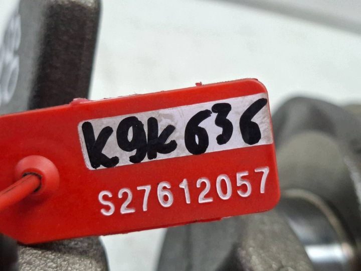 фото №9, Вал колінчастий номінал двигуна k9k636 renault dacia nissan 1.5 dci євро 5