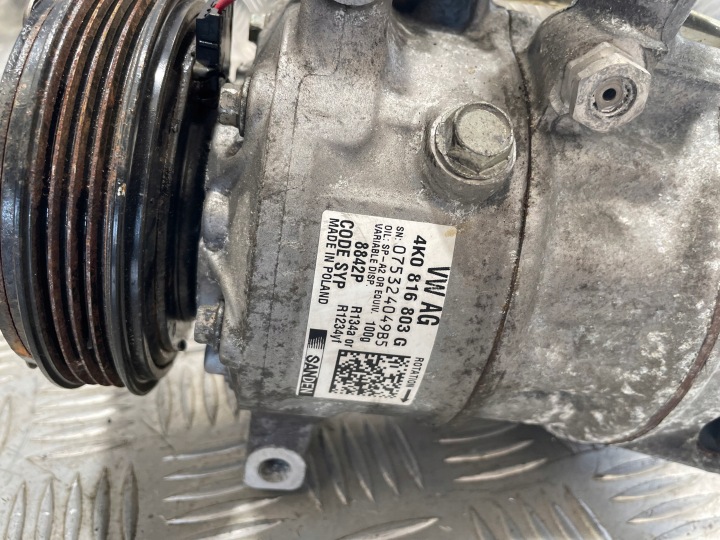фото №5, Компресор кондиціонера audi a4 a5 a6 c8 q5 sq5 3.0tdi 349km 4k0816803g