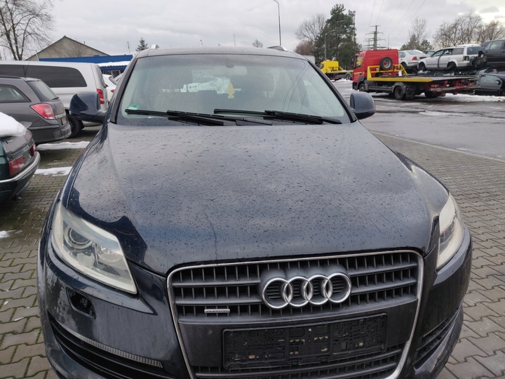 фото №4, Audi q7 i 4l 05-09 3.0 tdi бампер перед ксенон pdc lz5q