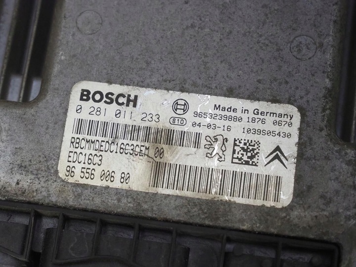 фото №8, Комп'ютер двигуна citroen xsara picasso рестайлінг 2004 1,6 hdi 109km 9655600680