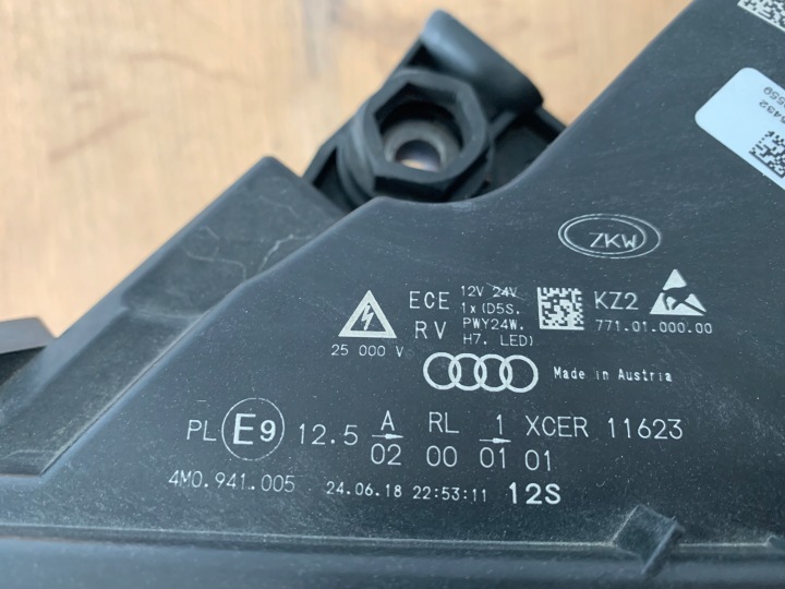 фото №11, Audi q7 4m фара ліва передня перед ксенон led 4m0941005 європа