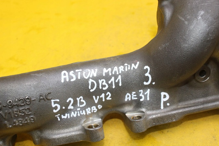 фото №8, Коллектор выпускной aston martin 5.2 b v12 twin turbo db11 hy53-9429-ac
