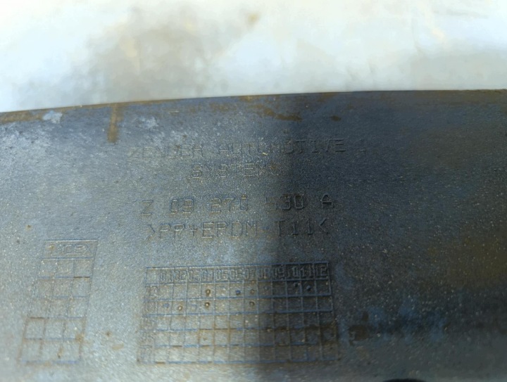 фото №13, Opel zafira a opc 99-03 бампер перед 09270532 z291 arden синий