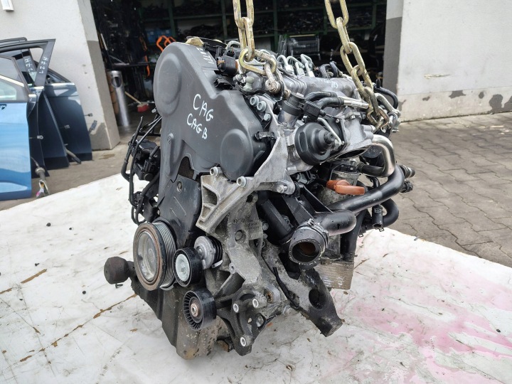 фото №9, Двигатель комплектный cag/cagb коллектор впускной aluminiowy audi a4 b8 2.0 tdi 102