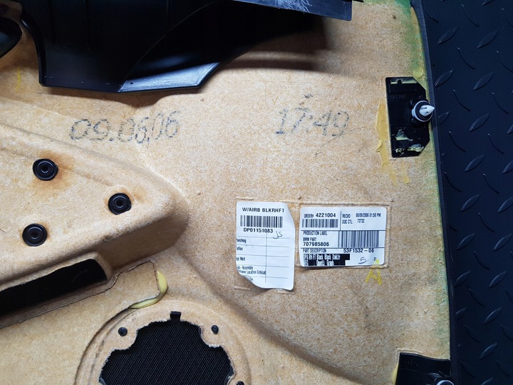 фото №8, Боковина внутрішній двері шкіра правий перед bmw e53 x5 дорестайлінг