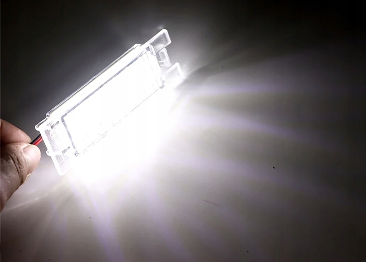 фото №4, Набір 2x лампочки led номерного знака opel astra corsa insignia meriva vectra zafira