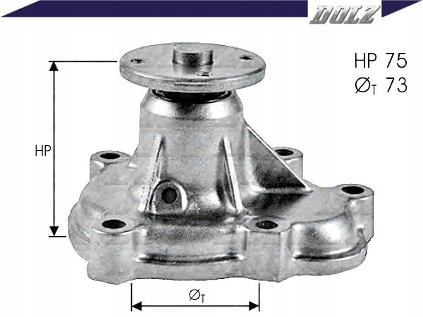 фото №2, Насос воды vauxhall astra mk iii 1.7 td f