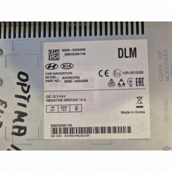 фото №9, Kia optima iv 18-19 магнітола 96560-d4da0