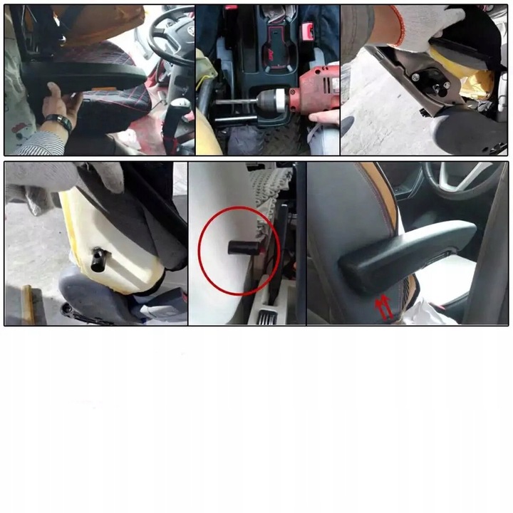 фото №15, 2x підлокітник автомобільний універсальний чорний